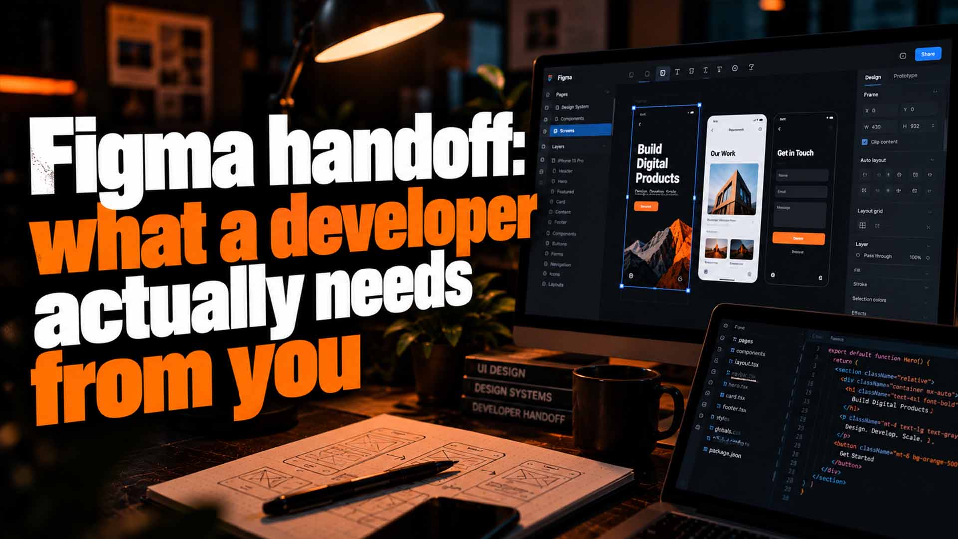 Figma handoff: what a developer actually needs from you