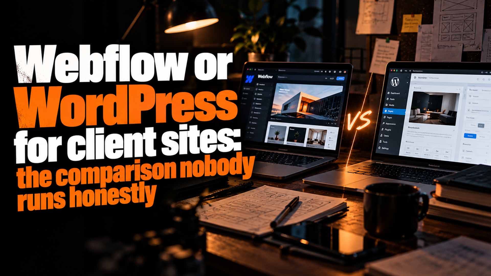 Webflow or WordPress for client sites: the comparison nobody runs honestly