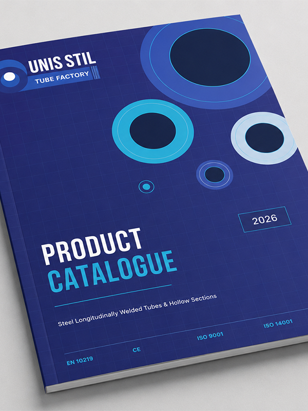 Katalog proizvoda za UNIS-STIL, fabriku čeličnih cevi iz Dervente