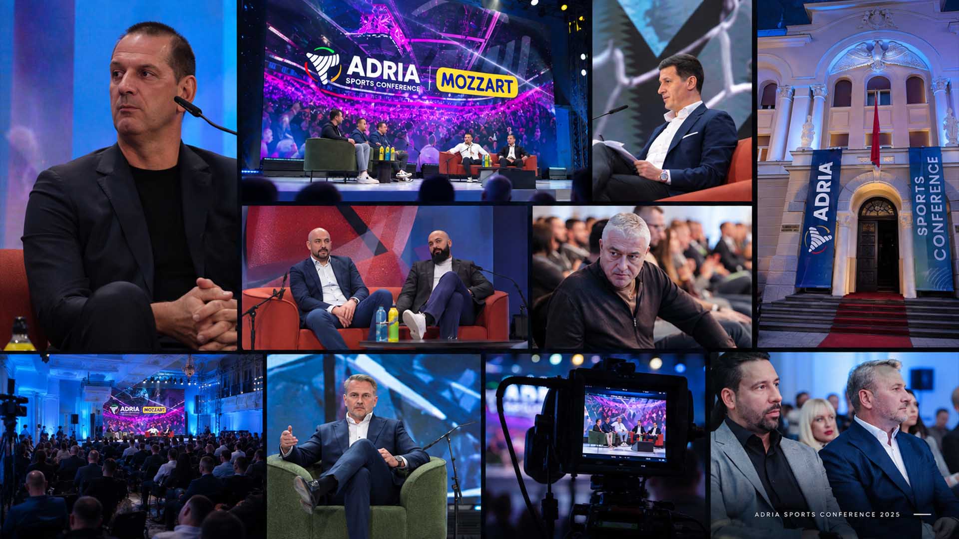 Kolaž panela i gostiju sa Adria Sports Conference 2025 u Banjaluci