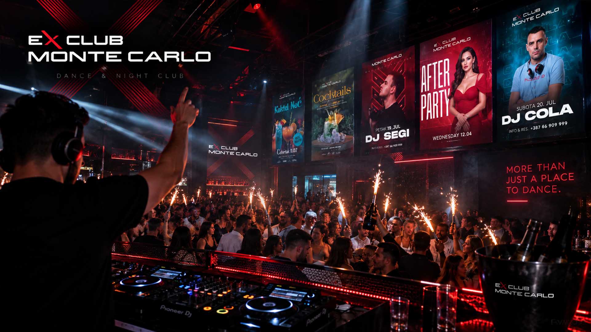 ExClub Monte Carlo — Digitalni marketing i vizuelna produkcija za ExClub Monte Carlo