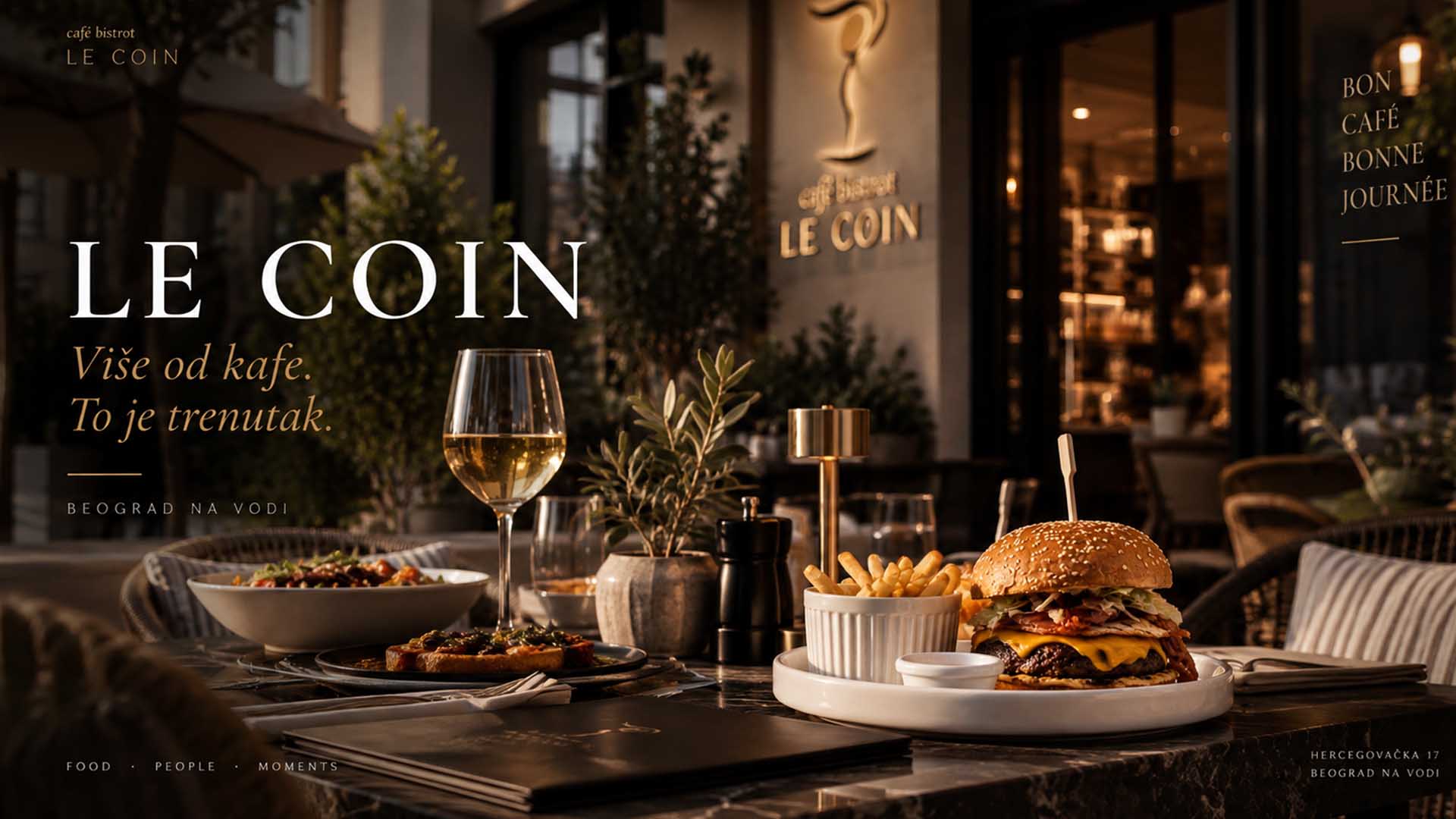 Le Coin Belgrade — Instagram strategija i content produkcija za Le Coin Bistrot