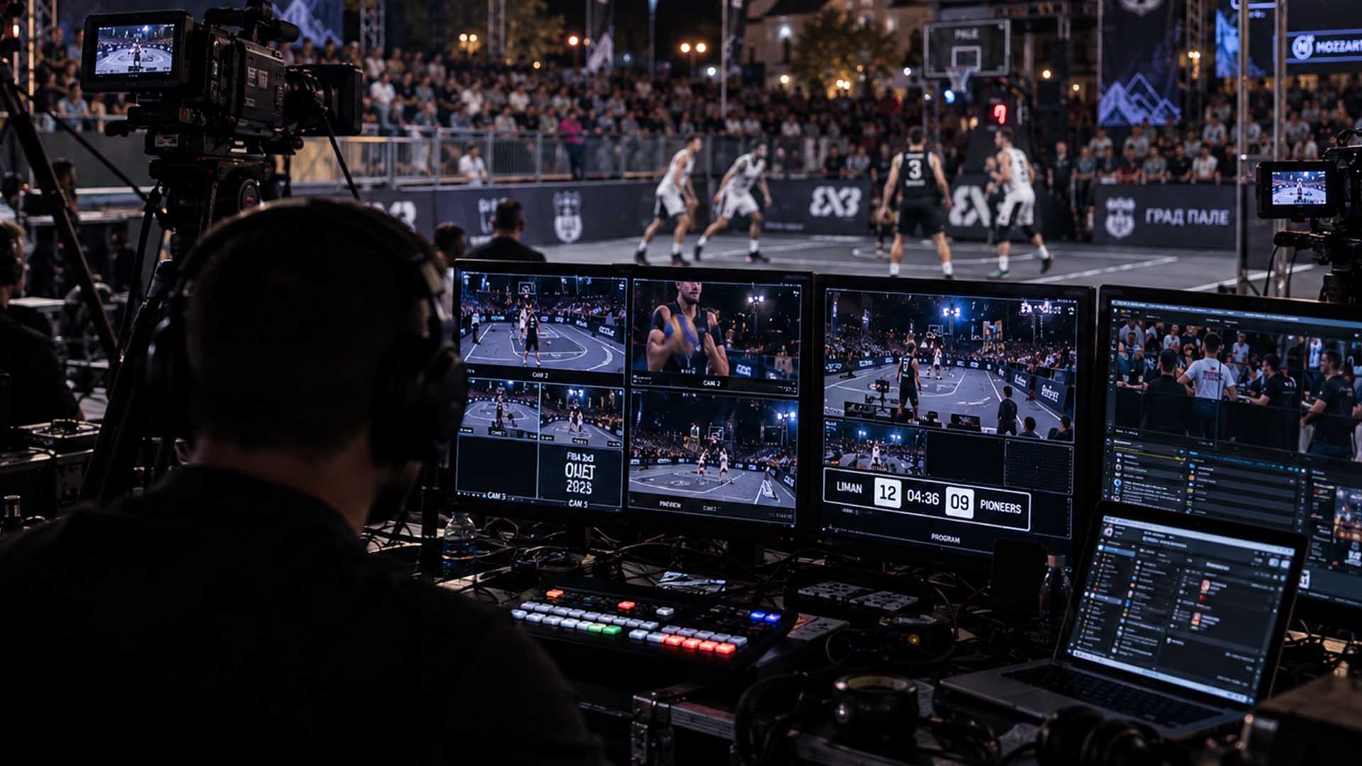 Režija prenosa uživo sa FIBA 3x3 Quest turnira na Palama