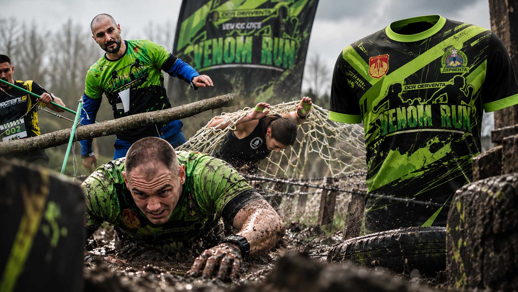 OCR Venom Run — Digitalni identitet i promocija OCR Venom Run trke